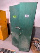 Large Locking Metal Storage Cupboard and contents as shown