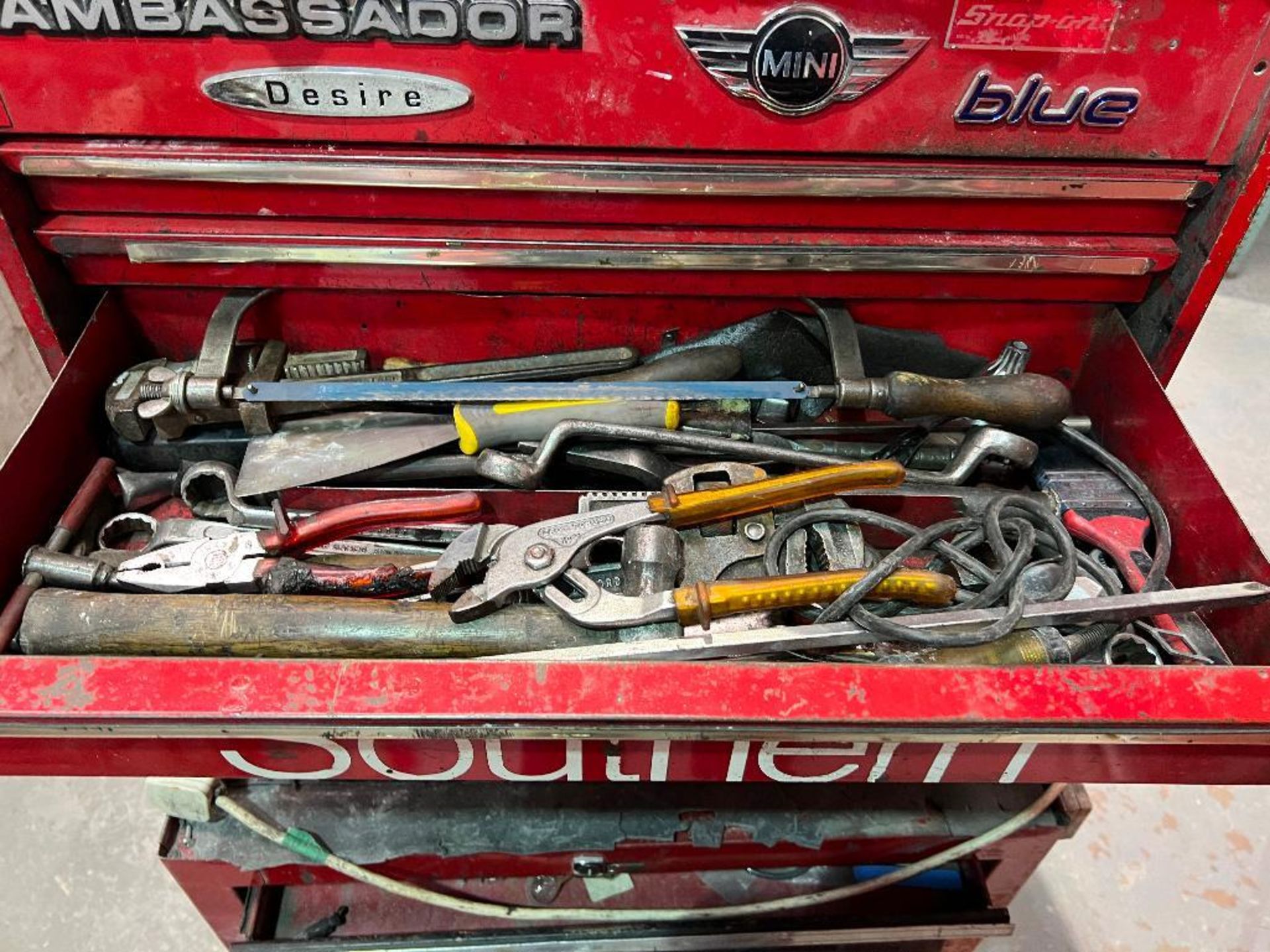 Mobile Tool Chest Comprising 3 Tool Boxes including contents as shown from Brands including Snap-On - Image 5 of 17