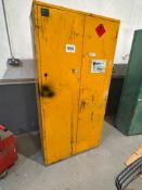 Large Locking Metal Storage Cupboard and contents as shown