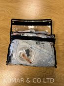 1x Clear Pouch of Various Skintact and Other Defibrillation Attachments & Wiring.