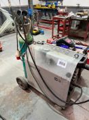 SIP Ideal 210 Mig Welder on wheels as shown in images. Please Note: The gas bottle shown in the imag