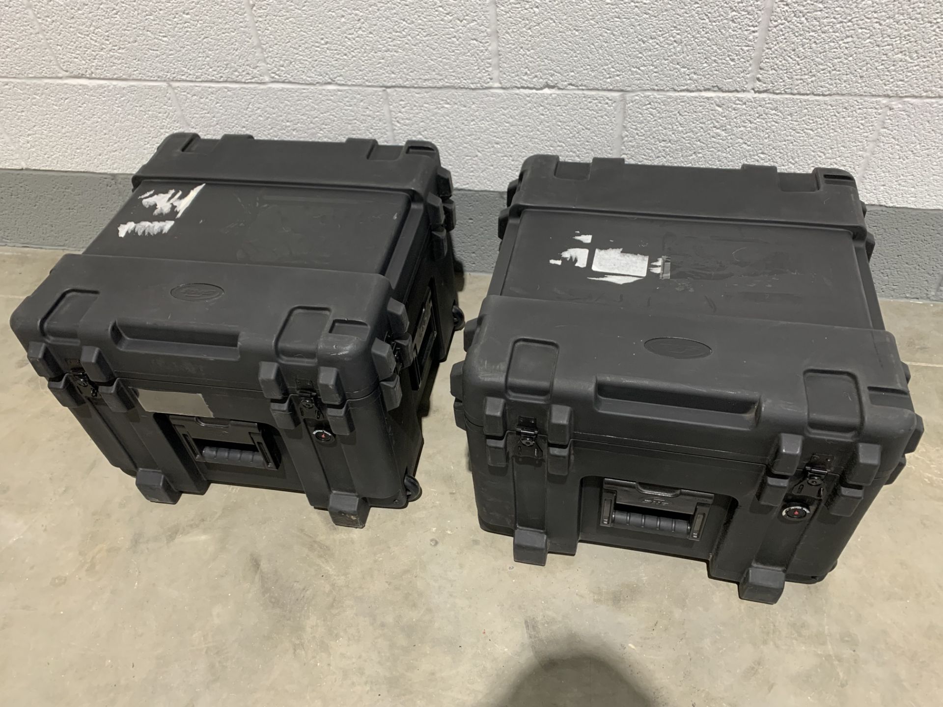 2x SKB R Series 1919-14 Waterproof Utility Case Roto Moulded Condition: Ex-Hire Solid cases. With