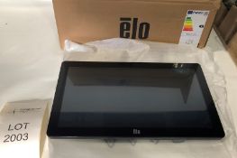 ELO 15.6inch Touchscreen, e318746 Condition: Ex-Demo Used briefly as part of a demo, a couple of