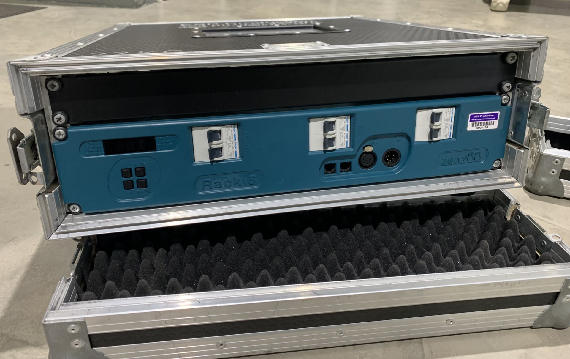 Zero 88 Dimmer Pack in Rack Case - Rack 6 Condition: Ex-Hire Zero 88 Rack 6 Dimmer Rack with Solid