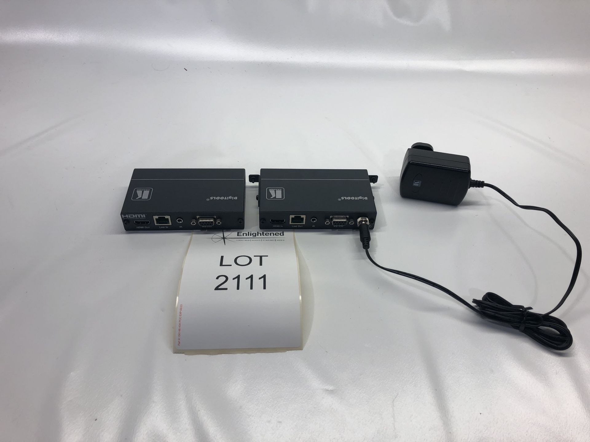 Kramer HDMI Sender and reciever kit Condition: Ex-Hire Kramer TP-573 & TP-573 with 1 power supply.