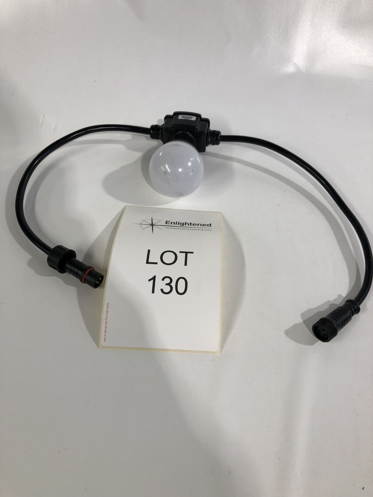 60x Chauvet Festoon 2 RGB Lamps Individually Addressable & Controller Condition: Ex-Hire Chauvet - Image 6 of 6