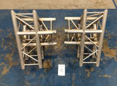 2x 60 Degree Milos M290 Corners with Leg Down Condition: Ex-Hire Good Condition Lots located in