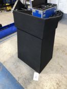 Felt Lectern (Black) Includes bag for base Condition: Ex-Hire Some minor wear and tear, can be