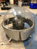 2x Perspex Moving Light Dome Rain Cover Condition: Ex-Hire Perspex Dome for non-IP rated heads to be