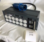 Betapack 3 63a 1ph input, 15a Output Condition: Ex-Hire Betapack 3 dimmer, 63a single phase input