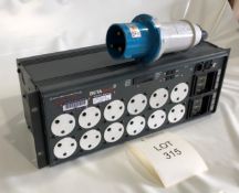 Betapack 3 63a 1ph input, 15a Output Condition: Ex-Hire Betapack 3 dimmer, 63a single phase input