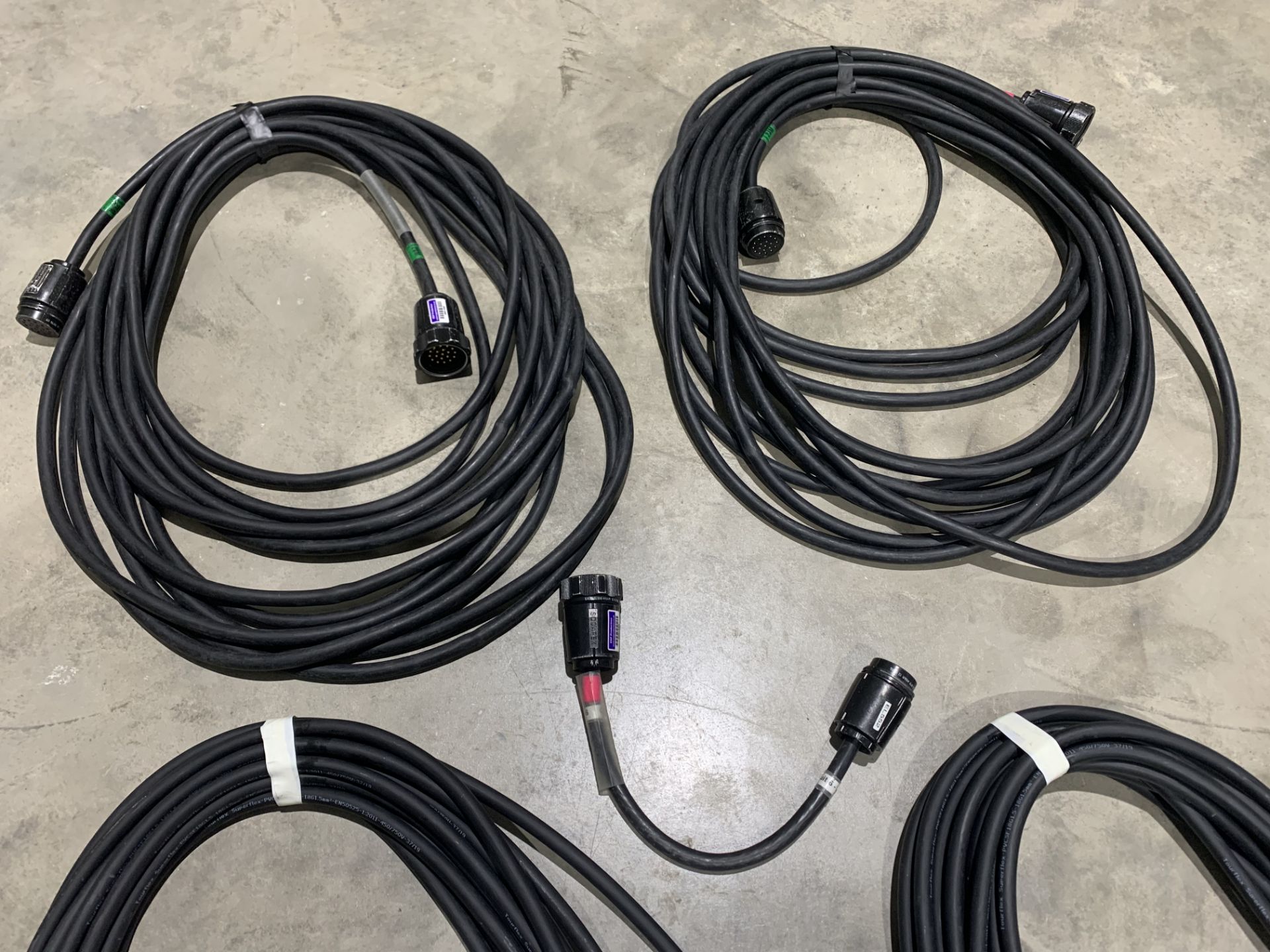 Socapex 19 Pin 1.5mm Cable Bundle (2 x 25m, 2 x 20m + Turnaround) Condition: Ex-Hire Socapex Cable - Image 3 of 4
