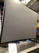 12x9 Da-Lite Fast Fold Projector Screen with back cloth only Condition: Ex-Hire 12ft x 9ft Da-Lite