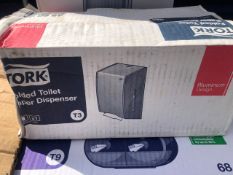 2 x Tork toiler paper dispenser