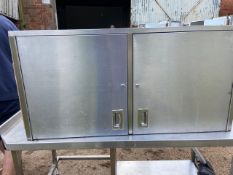 Stainless steel double wall cupboard