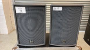 Pair of Martin Audio W1 speakers - Flightcased
