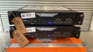 RCL 1500 and 1000 Power Amplifier