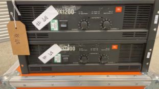 2 x JBL MPX 1200 Amplifiers