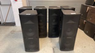 6 x RCL Lax 1200 speakers