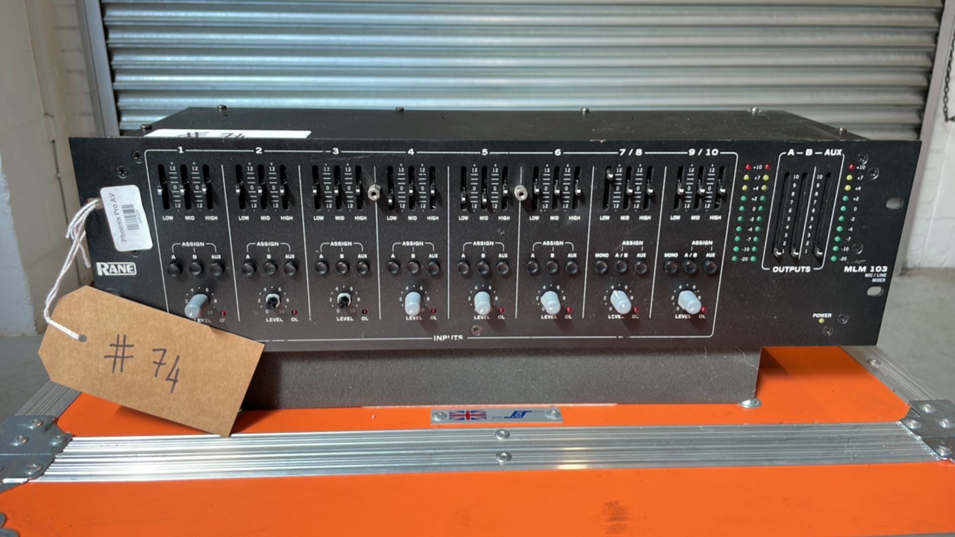 Rane MLM 103 rack mount mixer