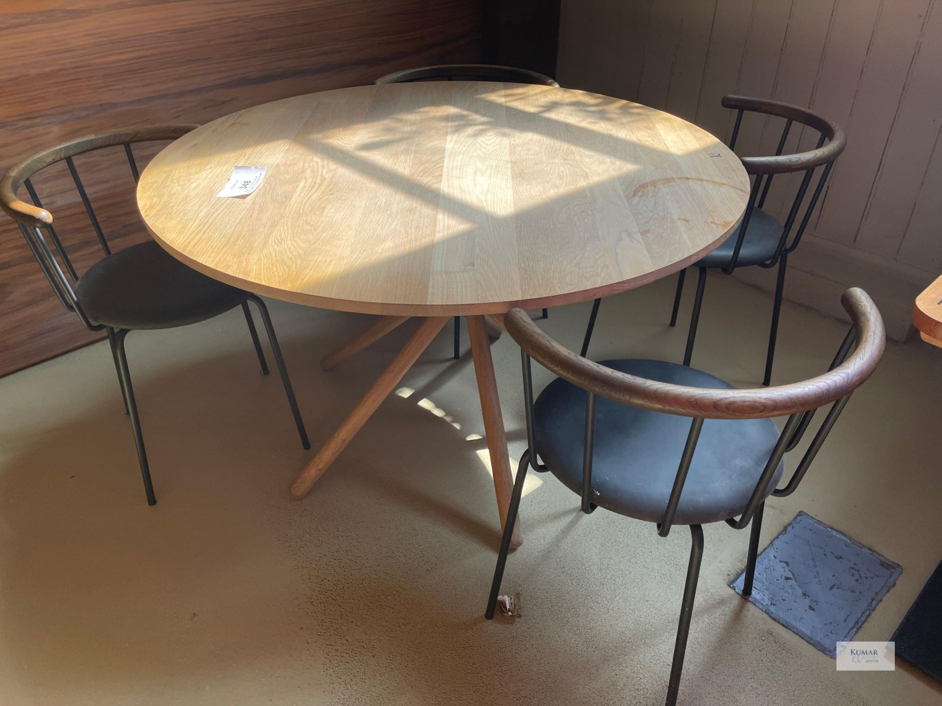 Eberhart Furniture - Hector Light Oak 120cm Dining Table New Cost Â£2,000 + VAT Plus Shipping from - Image 2 of 6