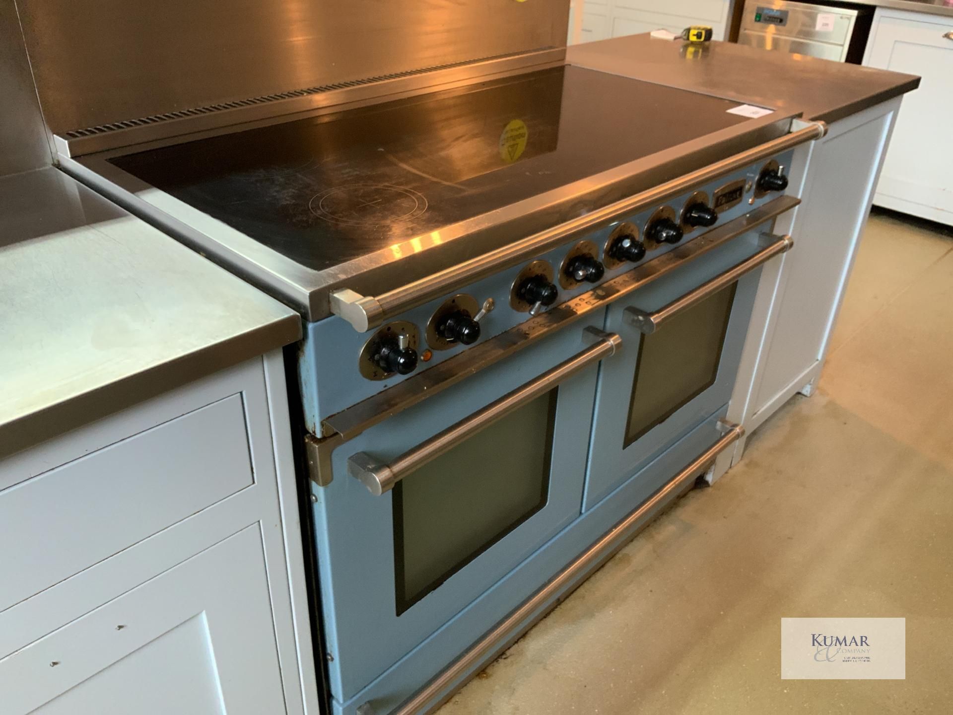 China Blue Aga Rangemaster Falcon Continental 1092 Range Cookers with Twin Ovens & 5 Position - Image 2 of 10