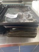 Quantity of Baking Trays and Sheets. Please Note - This lot is located at Hengata Restaurant, 106