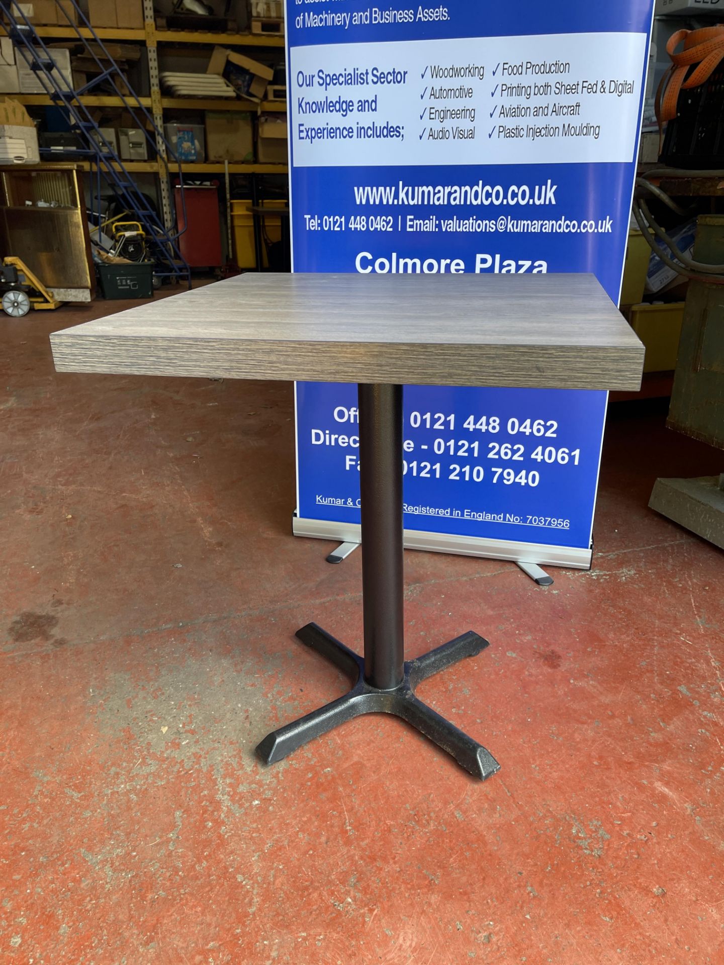 1: Bistro Table for Indoor or Outdoor Use. Located at Unit 1 Walsall WS2 8AU. Collection to be - Bild 2 aus 6