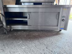 Make Unknown Stainless Steel Undercounter Hot Hold Cupboard - Size w-1.50 x d 65cm x h 64cm - Please