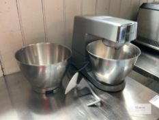 Kenwood KM 33 Mixer with 2 Stainless Steel Mixing Bowls & Dough Hook, Serial No. 0754614. Please