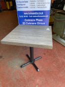 1: Bistro Table for Indoor or Outdoor Use. Located at Unit 1 Walsall WS2 8AU. Collection to be