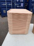 50 x Cream cambro canteen trays 45 cm -  Please note this Lot is located at Hyde Home Farm, The