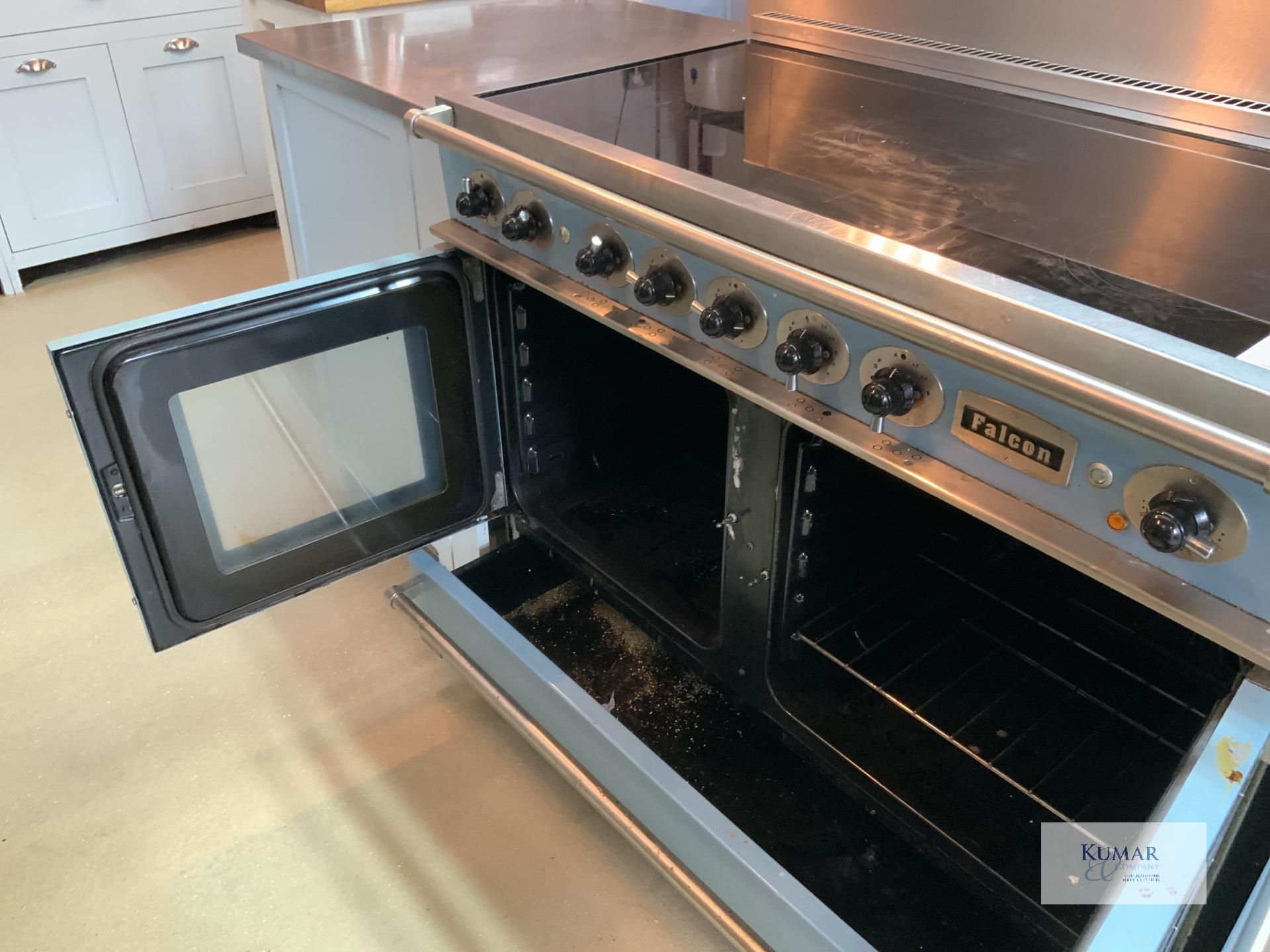 China Blue Aga Rangemaster Falcon Continental 1092 Range Cookers with Twin Ovens & 5 Position - Image 8 of 8