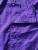 Brand new long sleeve chef jacket -MEDIUM x 12 Purple long sleeve- brand new, never worn. High