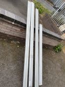 4 Sections of aalco type HGV Single Rail Side guard Channel