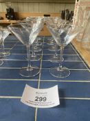 13x Martini Glasses. Please Note - This lot is located at Hengata Restaurant, 106 High Street,