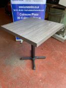 1: Bistro Table for Indoor or Outdoor Use. Located at Unit 1 Walsall WS2 8AU. Collection to be