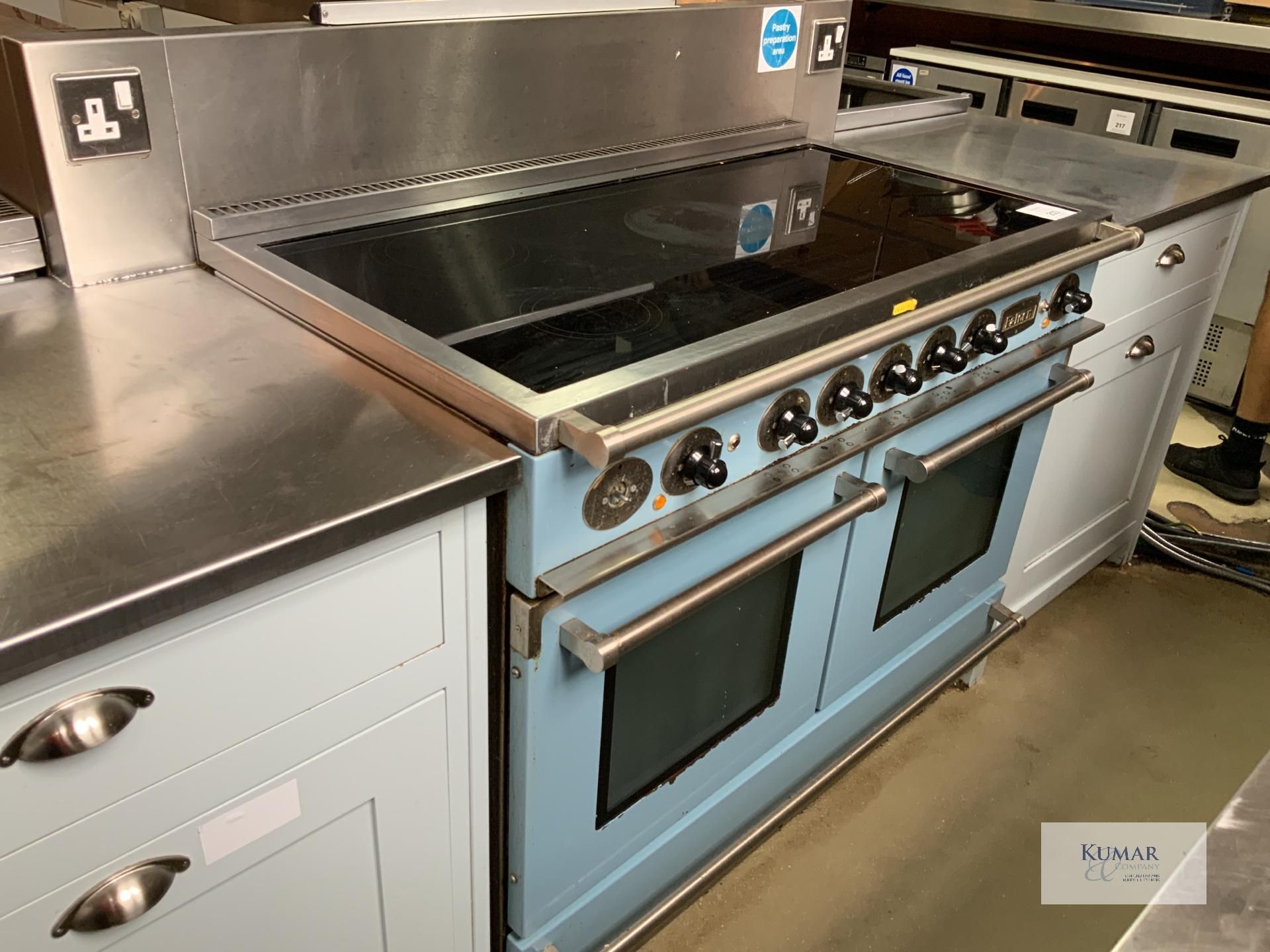 China Blue Aga Rangemaster Falcon Continental 1092 Range Cookers with Twin Ovens & 5 Position - Image 6 of 6