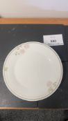Set of 5, Discontinued, Royal Doulton Twilight Rose Bone China 11" Dinner Plates. Please Note this