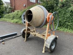 Altrad-Belle P355/UK350 Diesel Road-Tow Cement Mixer, Serial No: 191009.153515.003 (2019), with Hatz
