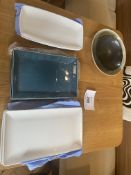 7x Serving Platters and Approximately 26x Round Plates. Please Note - This lot is located at Hengata