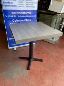 1: Bistro Table for Indoor or Outdoor Use. Located at Unit 1 Walsall WS2 8AU. Collection to be