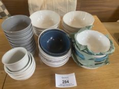 17x Grey Serving Bowls, 8x Large Serving Bowls and 14x Serving Bowls. Please Note - This lot is