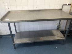 1500W 600D 850H two storage shelves- *Contents not included* - Please note this Lot is located at