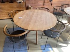 Eberhart Furniture - Hector Light Oak 120cm Dining Table New Cost Â£2,000 + VAT Plus Shipping from