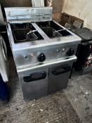 Electric Double Fryer - Please note this Lot is located at Hyde Home Farm, The Hyde, Luton, LU2 9PS.