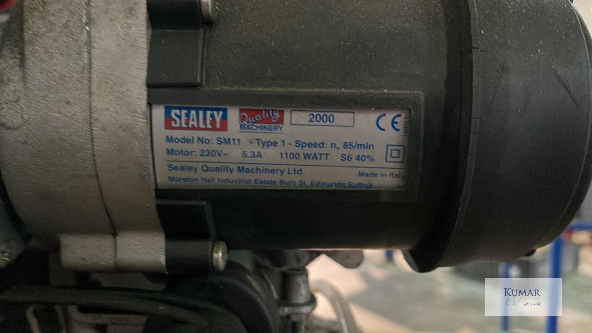 Sealey SM11 Chop Saw, 1100 Watt - Please Note this Lot is Located at V & L Metals Stafford Park - Image 5 of 7