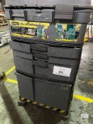 Stanley Rolling Works Tool Box with Contents - Please Note this Lot is Located at V & L Metals