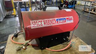 Sealey LP 80 Propane 25.6 KW Gas Space Heater - Please Note this Lot is Located at V & L Metals