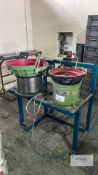 Euro 250 Twin Vibratory Bowl - Sold for Spares or Repair - Please Note this Lot is Located at V &